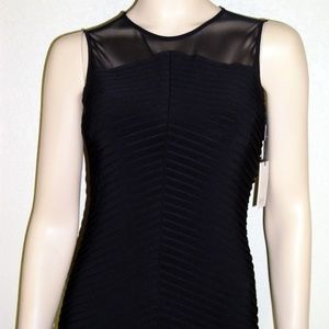 Calvin Klein NWT Sz 6 Illusion Sheath Dress